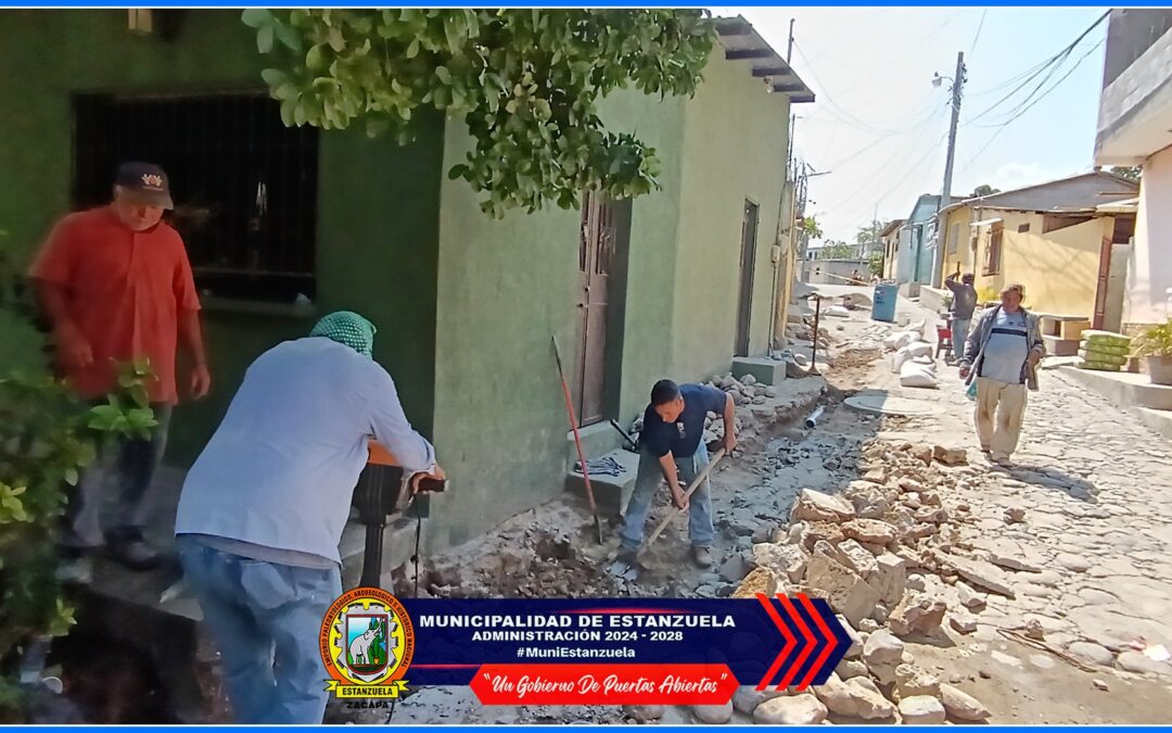 Proyecto de mejoramiento de agua pluvial en Barrio San Cayetano