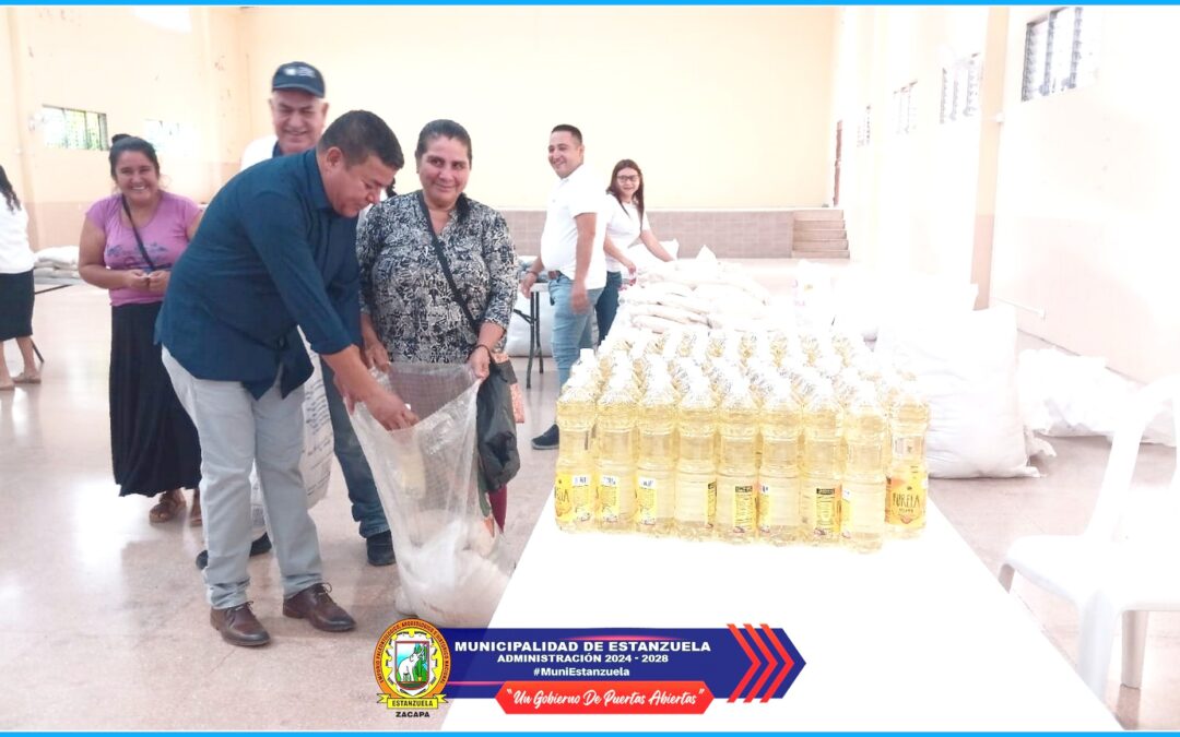 Entrega de alimentos por acciones