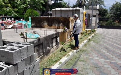 Mantenimiento área verde del cementerio