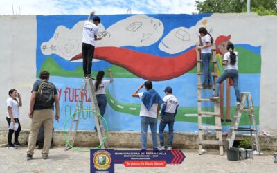 Elaboración de Mural por Alumnos