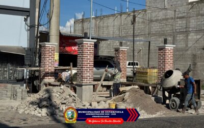 Construcción de Galera de espera de buses