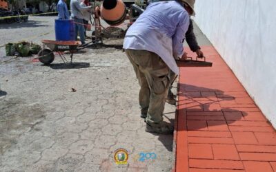 Nueva Banqueta en Calle del Cementerio Municipal
