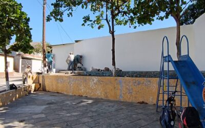 Trabajos de Remozamiento en Parque Israel