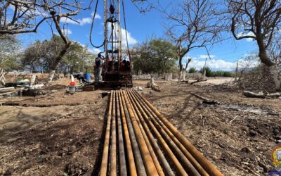Perforación de nuevo pozo en Colonia Los Amigos