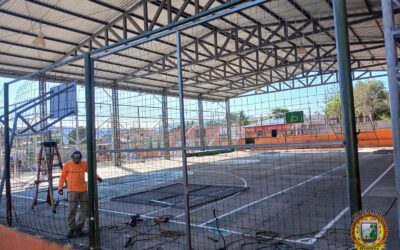 Mantenimiento de Malla metálica cancha Chispán